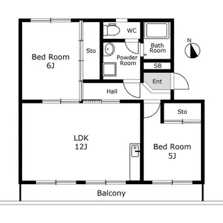 たかみマンション【3階】の間取り
