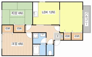 グランドゥール【2階】の間取り
