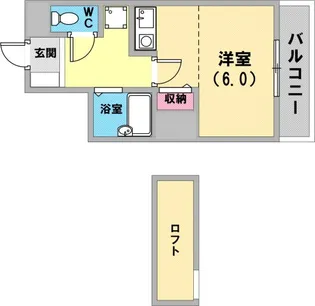 テンボス丸山II【2階】の間取り