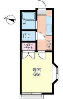 コーポエムケー【1階】の間取り