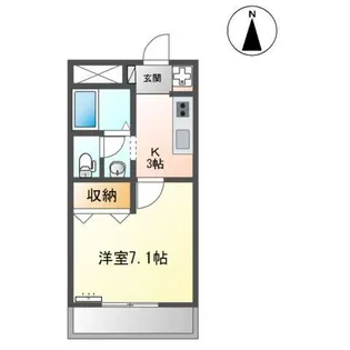 静岡県掛川市亀の甲2【アパート】の間取り