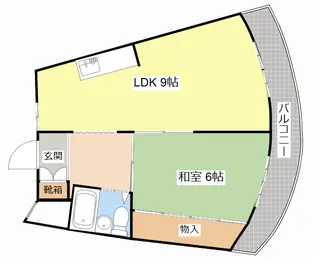 レドンダカサ玉川【2階】の間取り