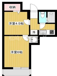 パル西落合【2階】の間取り