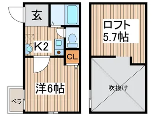 ワインコ-ト【2階】の間取り