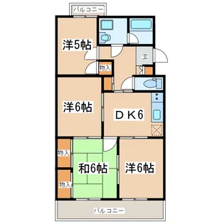 朋友レジデンス【1階】の間取り