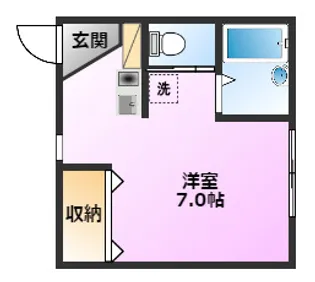 神奈川県横浜市港北区日吉2【アパート】の間取り