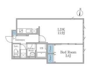 Lapule 明大前【3階】の間取り