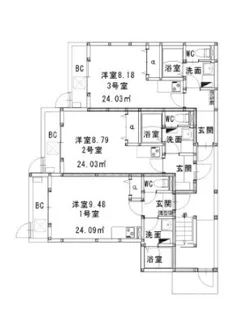 VICOLO Ohori【2階】の間取り