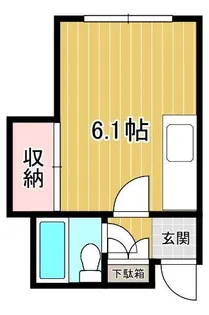 シティハイム芦野【2階】の間取り