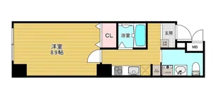 フクダ不動産 新大宮マンション【5階】の間取り