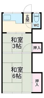大塚荘【1階】の間取り