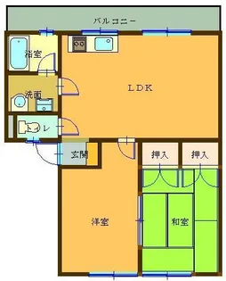 Mホース【2階】の間取り