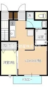 lux今津A【1階】の間取り