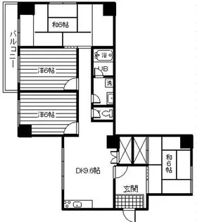 パークシティ諏訪【5階】の間取り