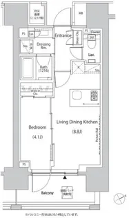 ザ・パークハビオ目白タワー【5階】の間取り