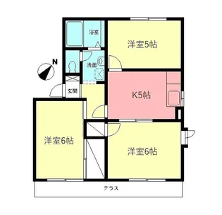 カーサミヤI【1階】の間取り