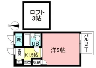 ラ・メゾン・クレール【2階】の間取り