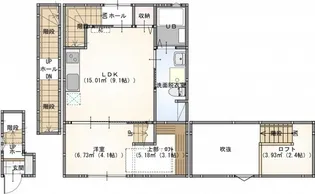 Le Lien助実(ル リアンスケザネ)【3階】の間取り
