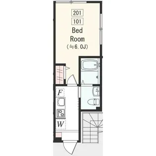 アザーレ・ソーニョ相武台【2階】の間取り