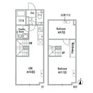 GRAN PASEO下北沢IIの間取り