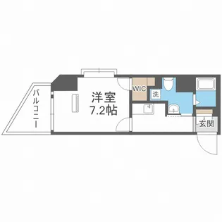 ディナスティ玉造【5階】の間取り