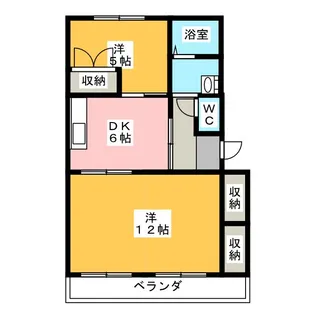 マンションエスポワール【3階】の間取り