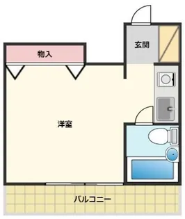 フレックス八王子【4階】の間取り