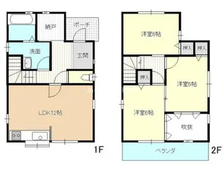 静岡県浜松市中央区上島7【一戸建】の間取り