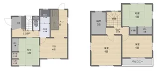 千葉県富里市新中沢【一戸建】の間取り