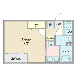 鎌倉岩瀬BRITISH HOUSE【1階】の間取り