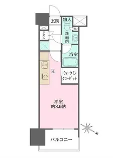 1Rの間取り画像