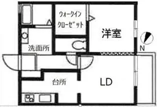 エクセルカーサ立場【2階】の間取り