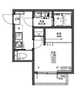 KEIAI RESIDENCE 上尾V【3階】の間取り