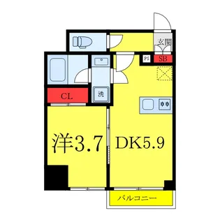 東京都板橋区板橋1【マンション】の間取り