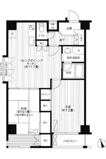 グリンビュー瀬田【6階】の間取り