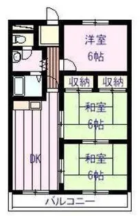 3LDKの間取り画像