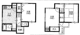 大阪府堺市東区日置荘原寺町【一戸建】の間取り