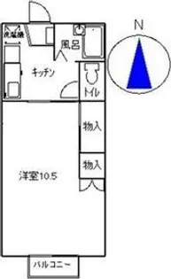 ブランシュール【1階】の間取り