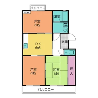 マンション新明【3階】の間取り