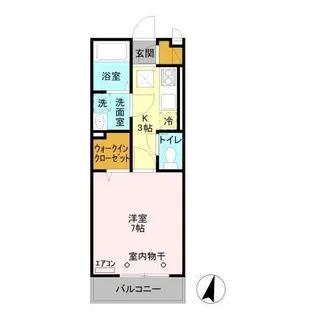 プレミアムAコート【1階】の間取り