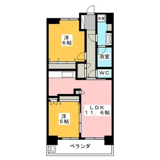 日神パレステージ武蔵関【5階】の間取り