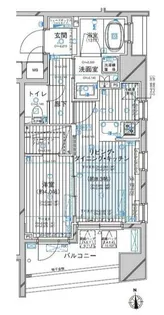 シティインデックス木場【4階】の間取り