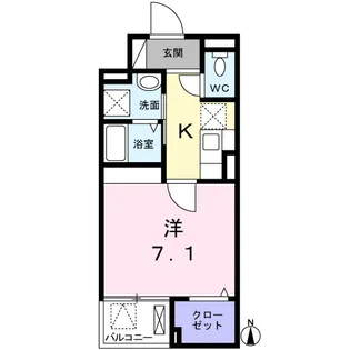 東京都練馬区中村北1【マンション】の間取り
