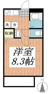 東京都練馬区桜台3【アパート】の間取り