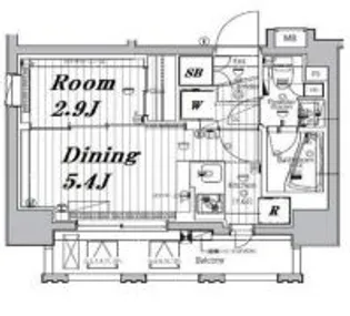 東京都台東区根岸3【マンション】の間取り