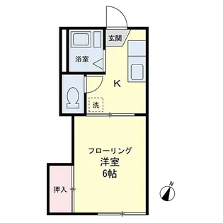 アスナロハイツ【1階】の間取り