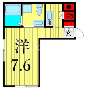 イートス根岸B棟【4階】の間取り