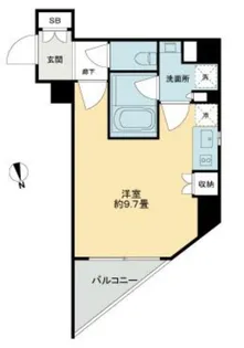 東京都中野区新井1【マンション】の間取り