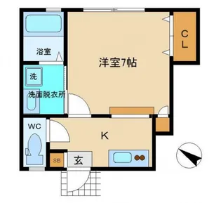 エミネンス【1階】の間取り