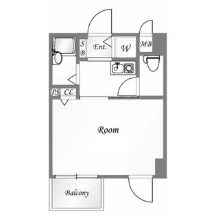 アイディ西小山【2階】の間取り